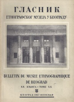Glasnik Etnografskog muzeja u Beogradu XX/1957
