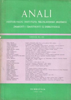Anali Historijskog instituta JAZU u Dubrovniku VI-VII/1957-59