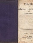 Odlomci iz državnog prava hrvatskoga za narodne dynastie