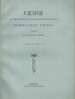 Vjesnik Kr. hrvatsko-slavonsko-dalmatinskoga zemaljskog arkiva XX/4/1918