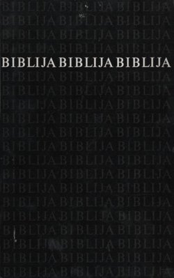 Biblija. Stari i Novi Zavjet (2.izd.)