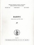 Radovi Zavoda za povijesne znanosti HAZU u Zadru 37/1995 (Posvećen pok. dr. Vjekoslavu Maštroviću)