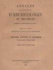 Annales de la Societe royale d'archeologie de Bruxelles 30/1927