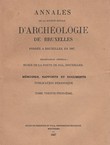 Annales de la Societe royale d'archeologie de Bruxelles 30/1927