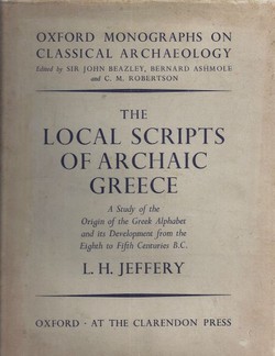 The Local Scripts of Archaic Greece