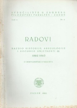 Radovi Filozofskog fakulteta u Zadru 4(2)/1962-63