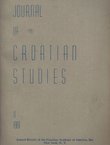 Journal of Croatian Studies II/1961