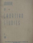 Journal of Croatian Studies II/1961