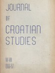Journal of Croatian Studies VII-VIII/1966-67