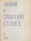 Journal of Croatian Studies IX-X/1968-69