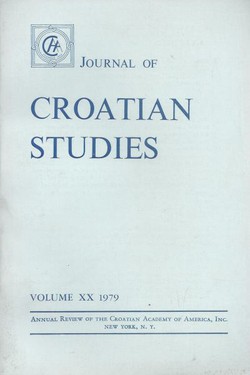 Journal of Croatian Studies XX/1979