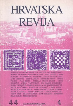 Hrvatska revija 44/4/1994