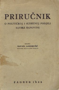 Priručnik o političkoj i sudbenoj podjeli Savske banovine