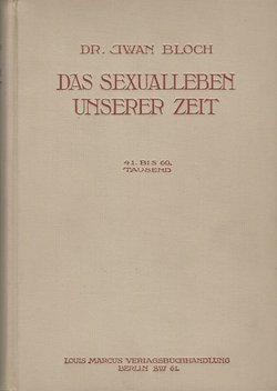 Das Sexualleben unserer Zeit