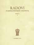 Marijini mirakuli u hrvatskim glagoljskim zbirkama i njihovi evropski izvori (Radovi Staroslavenskog instituta 8/1977)