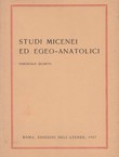 Studi micenei ed egeo-anatolici IV.