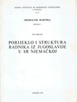 Porijeklo i struktura radnika iz Jugoslavije u SR Njemačkoj