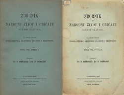 Zbornik za narodni život i običaje južnih Slavena VIII/1-2/1903