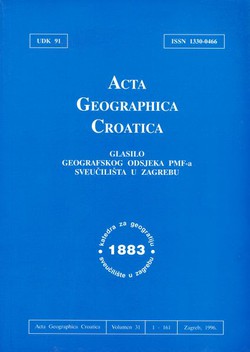Acta Geographica Croatica 31/1996