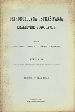 Prirodoslovna istraživanja Kraljevine Jugoslavije 21/1938 (Tablice redoslijeda umiranja)
