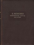 II. Kongres Komunističke partije Hrvatske 21.-25. XI. 1948. (luksuzno izdanje u koži)