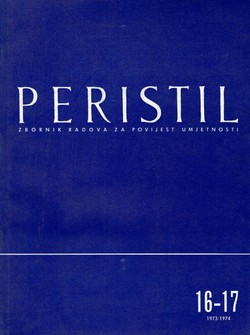 Peristil. Zbornik radova za povijest umjetnosti 16-17/1973-74