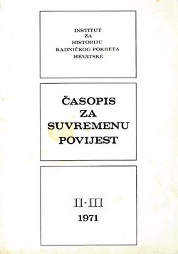 Časopis za suvremenu povijest II-III/1971