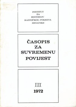 Časopis za suvremenu povijest III/1972