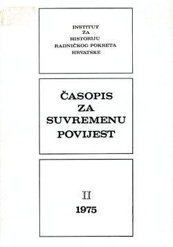 Časopis za suvremenu povijest II/1975