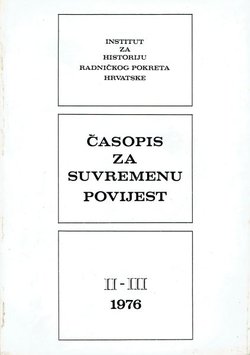 Časopis za suvremenu povijest II-III/1976