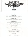 Časopis za suvremenu povijest 2/1984
