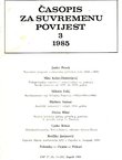 Časopis za suvremenu povijest 3/1985