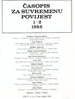 Časopis za suvremenu povijest 1-2/1988