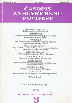 Časopis za suvremenu povijest 3/1998