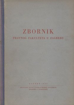 Zbornik Pravnog fakulteta u Zagrebu