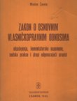 Zakon o osnovnim vlasničkopravnim odnosima (2.izmj. i dop.izd.)