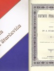 Djela Dr. Ante Starčevića V. Ustavi Francezke (pretisak iz 1889)