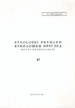 Etnološki pregled 17/1982