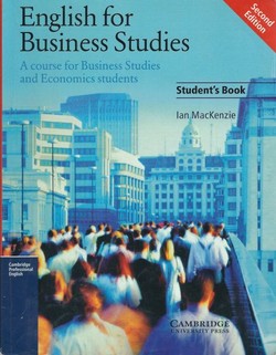 English for Business Studies. A Course for Business Studie and Economic Students (2nd Ed.)