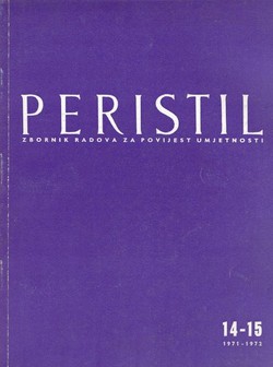 Peristil. Zbornik radova za povijest umjetnosti 14-15/1971-72