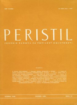 Peristil. Zbornik radova za povijest umjetnosti 23/1980
