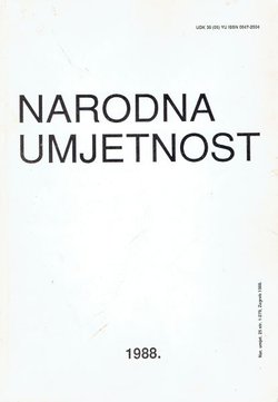 Narodna umjetnost 25/1988 (Istraživanje poklada)