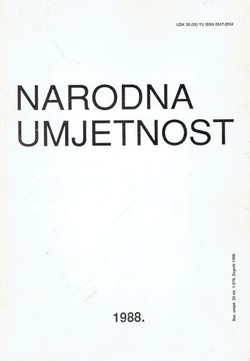 Narodna umjetnost 25/1988 (Istraživanje poklada)