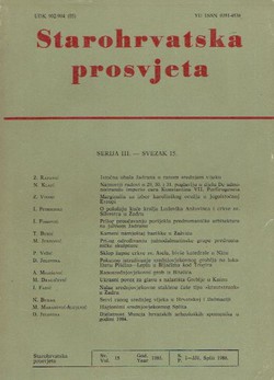 Starohrvatska prosvjeta, III. serija 15/1986