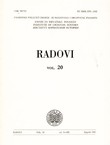 Radovi Zavoda za hrvatsku povijest 20/1987