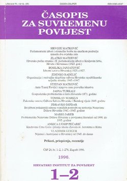 Časopis za suvremenu povijest 1-2/1996