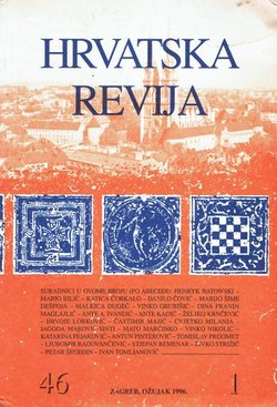 Hrvatska revija 46/1/1996