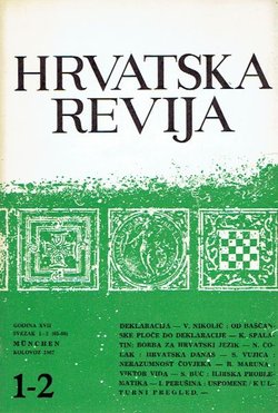 Hrvatska revija XVII/1-2/1967
