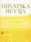 Hrvatska revija XIX/4/1969