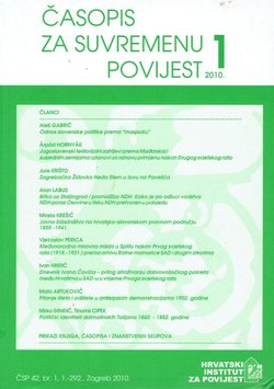 Časopis za suvremenu povijest 1/2010
